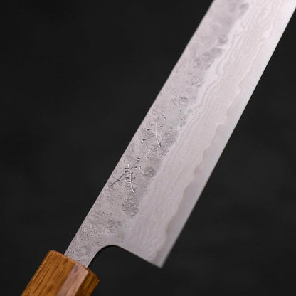 Kiritsuke AUS-10 Nashiji Damascus Yaki Urushi Handle 210mm