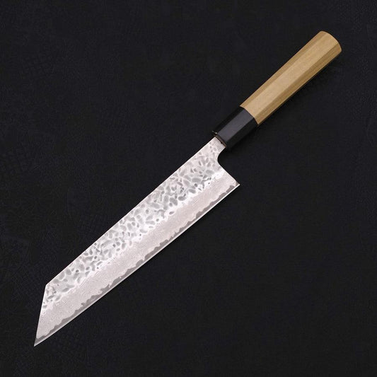 Kiritsuke AUS-10 Tsuchime Damascus Buffalo Magnolia Handle 210mm