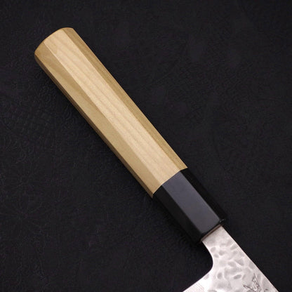 Kiritsuke AUS-10 Tsuchime Damascus Buffalo Magnolia Handle 210mm