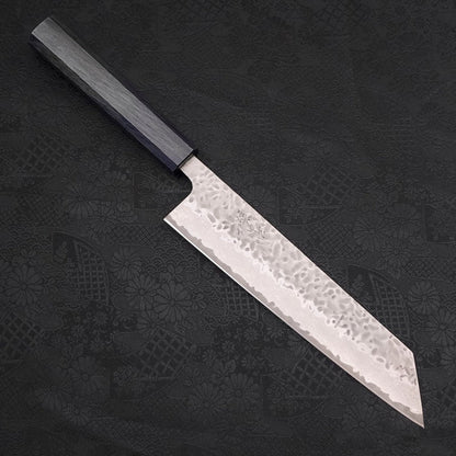 Kiritsuke AUS-10 Tsuchime Damascus Dark-Blue Urushi Handle 210mm