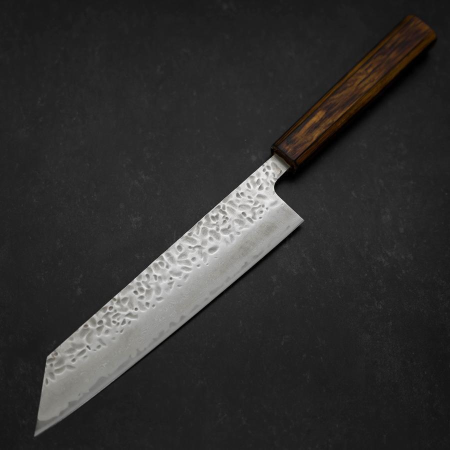 Kiritsuke AUS-10 Tsuchime Damascus Sumi Urushi Handle 210mm