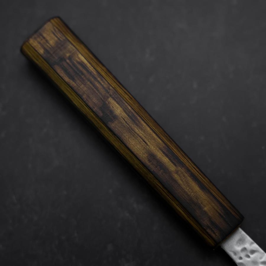 Kiritsuke AUS-10 Tsuchime Damascus Sumi Urushi Handle 210mm