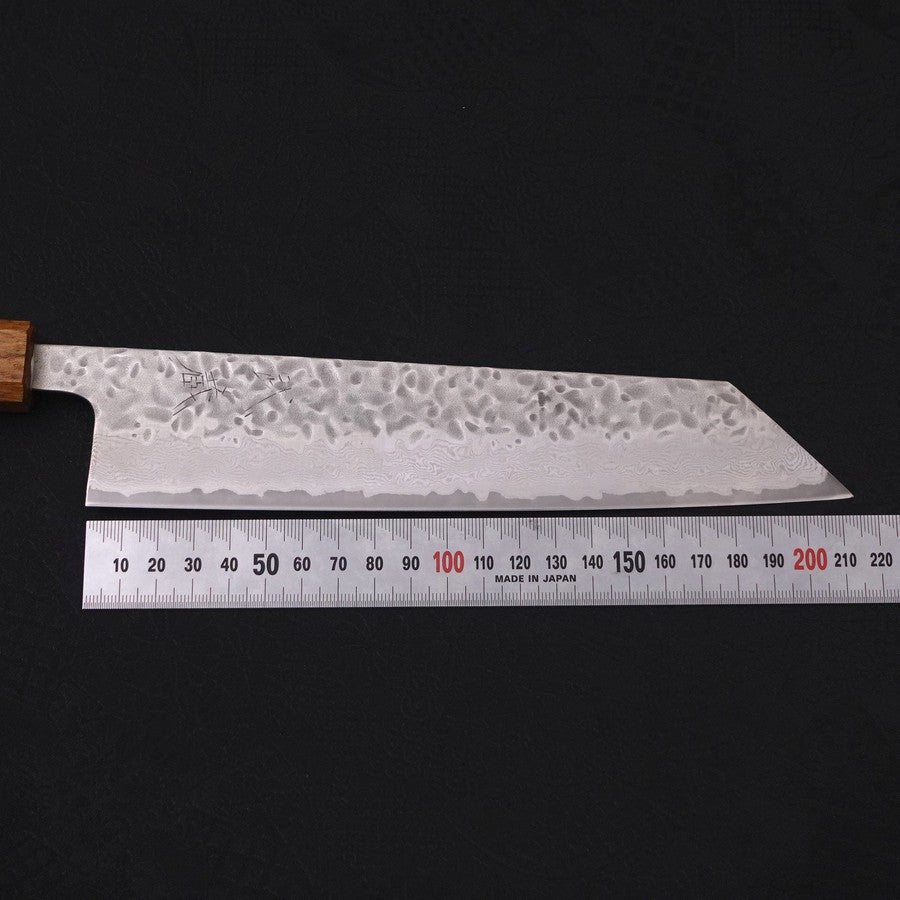 Kiritsuke AUS-10 Tsuchime Damascus Yaki Urushi Handle 210mm