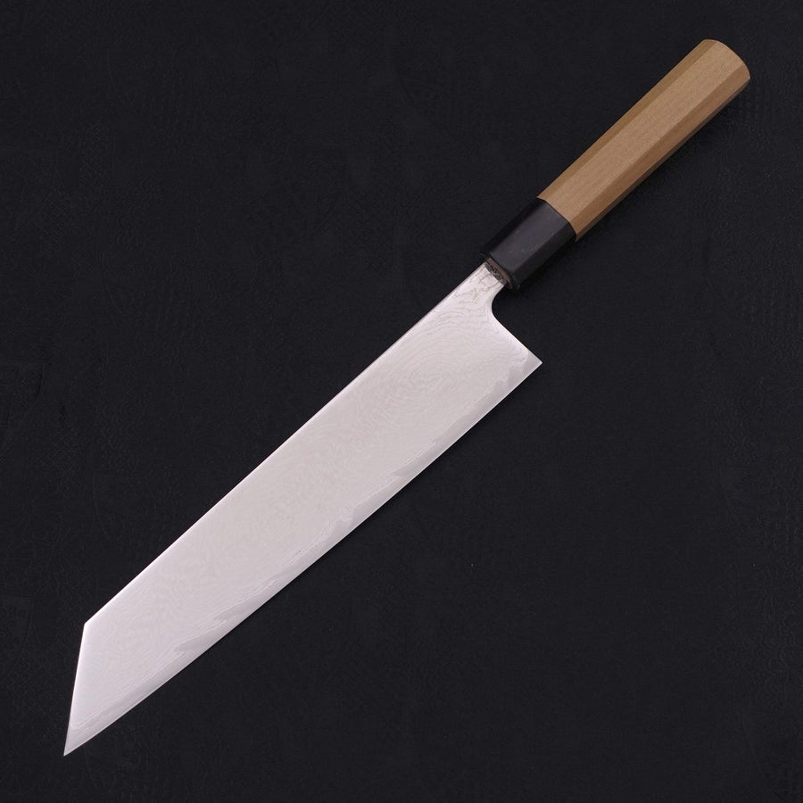 Kiritsuke AUS-10 Wave Nickel Damascus Buffalo Magnolia Handle 240mm