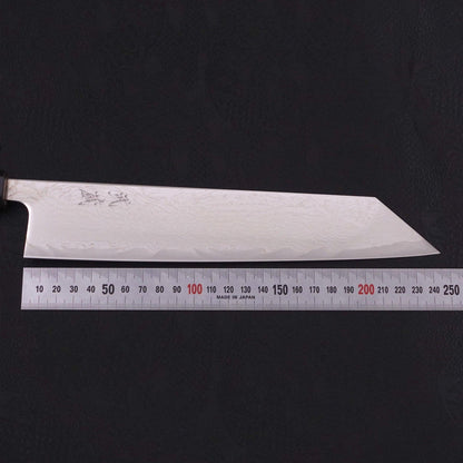 Kiritsuke AUS-10 Wave Nickel Damascus Buffalo Magnolia Handle 240mm