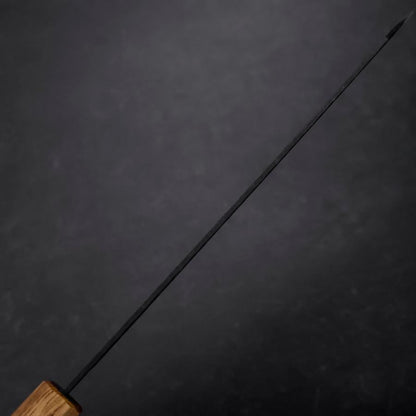 Kiritsuke Blue Super Kurouchi Tsuchime Oak Handle 210mm