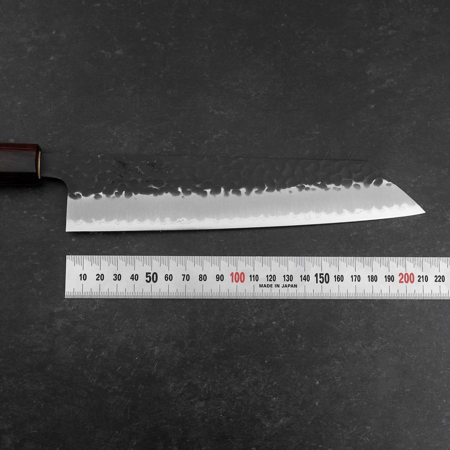 Kiritsuke Blue Super Kurouchi Tsuchime Zelkova Handle 210mm