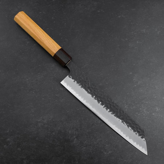 Kiritsuke Blue Super Kurouchi Tsuchime Zelkova Handle 210mm