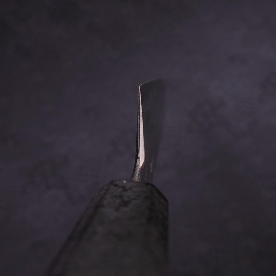 Kiritsuke Blue Steel #1 Suminagashi Black Ishime Handle 200mm