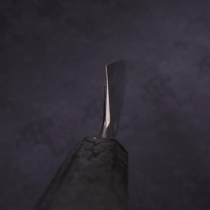 Kiritsuke Blue Steel #1 Suminagashi Black Ishime Handle 200mm