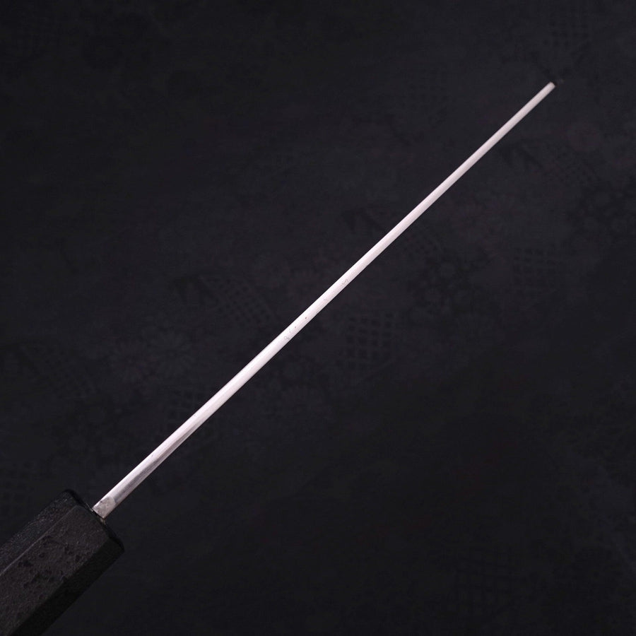Kiritsuke Blue Steel #1 Suminagashi Black Ishime Handle 200mm