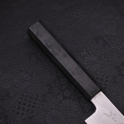 Kiritsuke Blue Steel #1 Suminagashi Black Ishime Handle 200mm