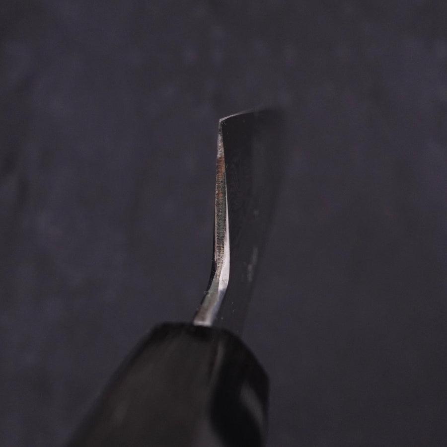 Kiritsuke Blue Steel #1 Suminagashi Buffalo Ebony Handle 200mm