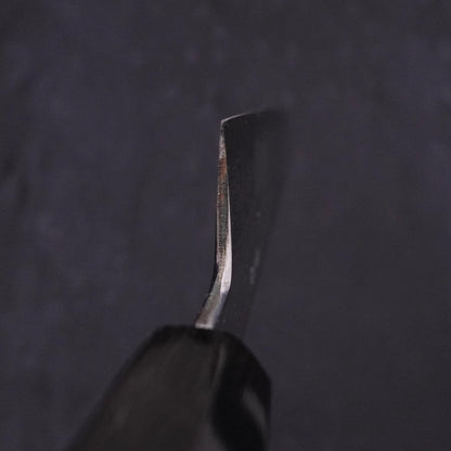Kiritsuke Blue Steel #1 Suminagashi Buffalo Ebony Handle 200mm