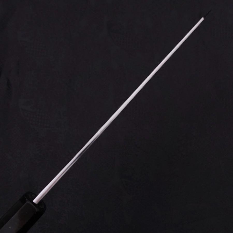 Kiritsuke Blue Steel #1 Suminagashi Buffalo Ebony Handle 200mm