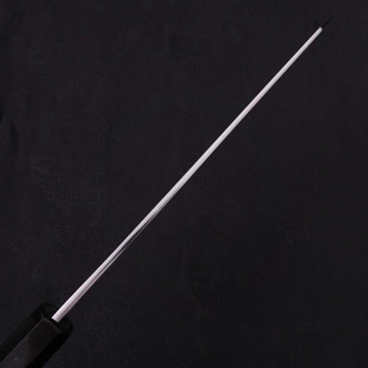 Kiritsuke Blue Steel #1 Suminagashi Buffalo Ebony Handle 200mm