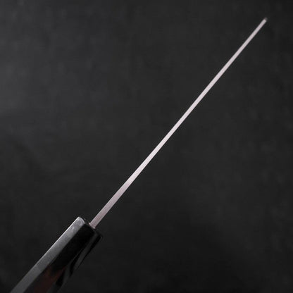 Kiritsuke Blue Steel #2 Damascus Buffalo Ebony Handle 210mm