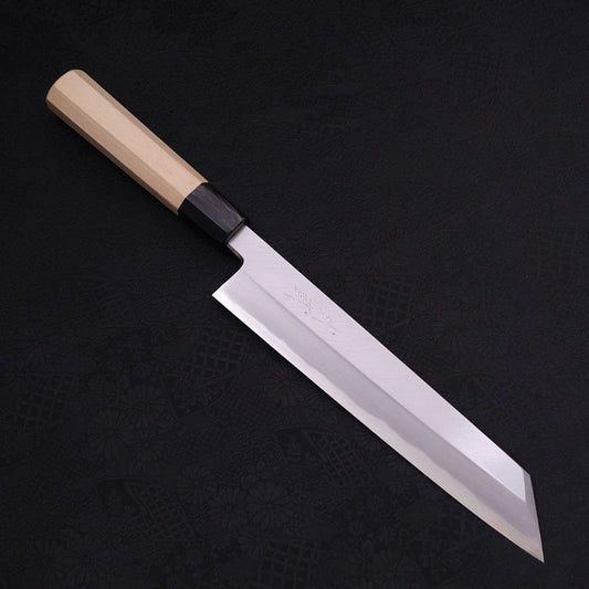 Kiritsuke Blue Steel #2 Kasumi Buffalo Magnolia Handle 240mm