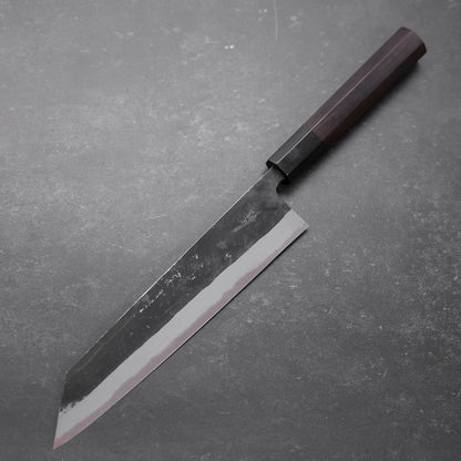 Kiritsuke Blue Steel #2 Kurouchi Buffalo Ebony Handle 210mm