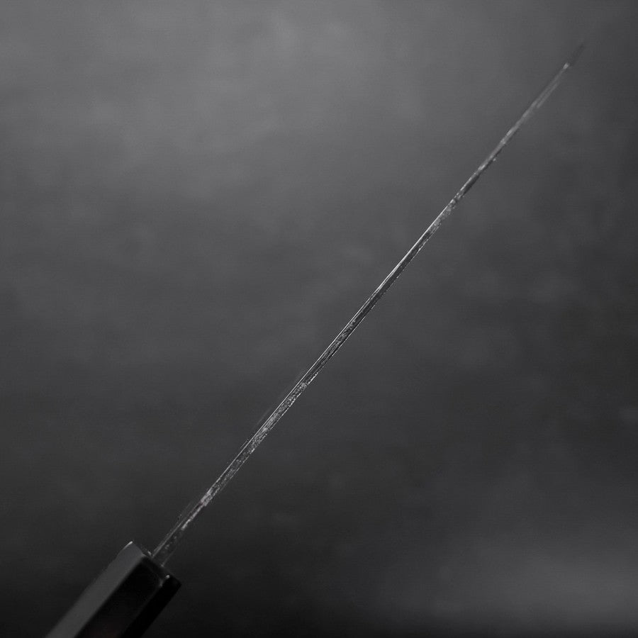 Kiritsuke Blue Steel #2 Kurouchi Buffalo Ebony Handle 210mm