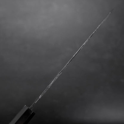 Kiritsuke Blue Steel #2 Kurouchi Buffalo Ebony Handle 210mm