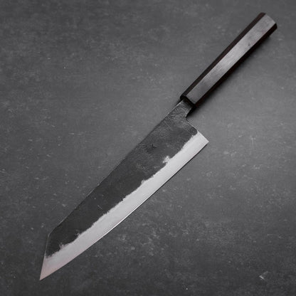 Kiritsuke Blue Steel #2 Kurouchi Ebony Handle 210mm
