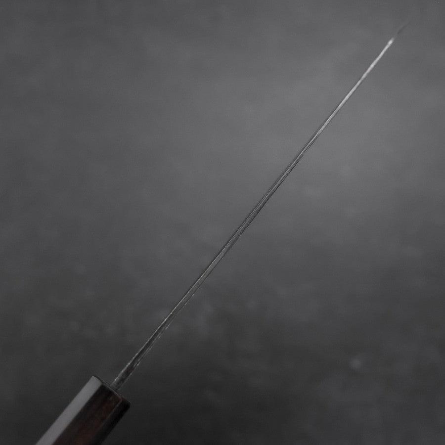 Kiritsuke Blue Steel #2 Kurouchi Ebony Handle 210mm