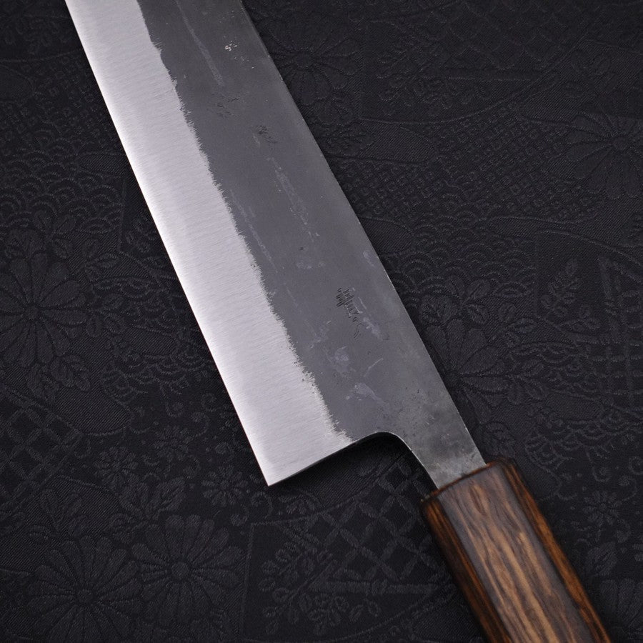 Kiritsuke Blue Steel #2 Kurouchi Sumi Urushi Handle 210mm