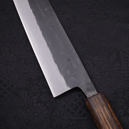 Kiritsuke Blue Steel #2 Kurouchi Sumi Urushi Handle 210mm