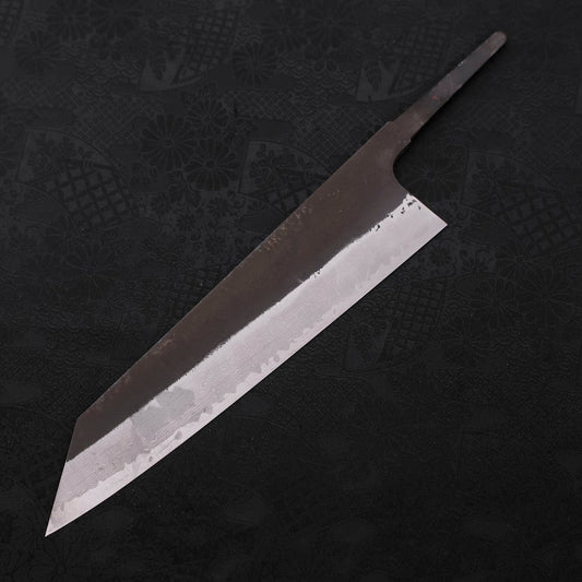 Kiritsuke Blue Steel #2 Stainless Clad Kurouchi Damascus 210mm