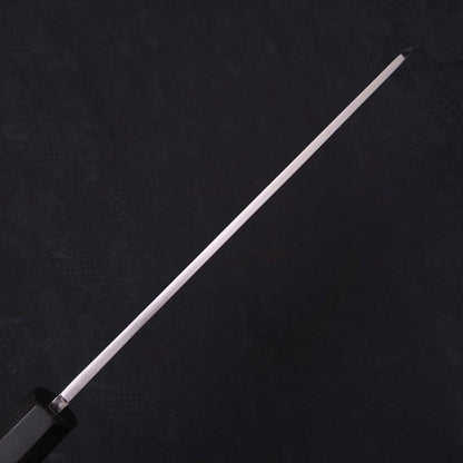 Kiritsuke Blue Steel #2 Suminagashi Buffalo Ebony Handle 240mm