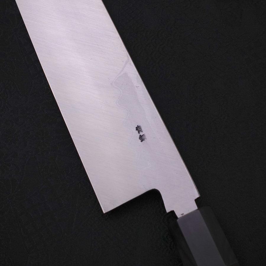 Kiritsuke Blue Steel #2 Suminagashi Buffalo Ebony Handle 270mm