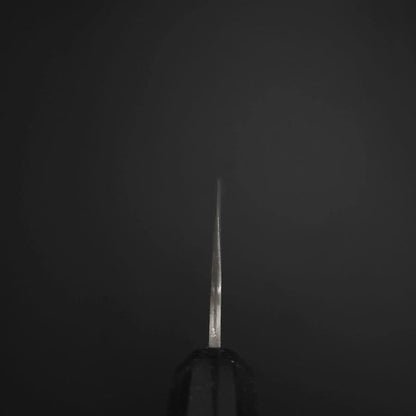 Kiritsuke Cobalt Stainless HRC62 Kurouchi Damascus  Buffalo Ebony Handle 210mm