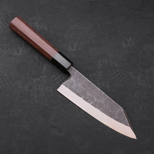 Kiritsuke Deba Blue Steel #2 Kurouchi Buffalo Wenge Handle 150mm