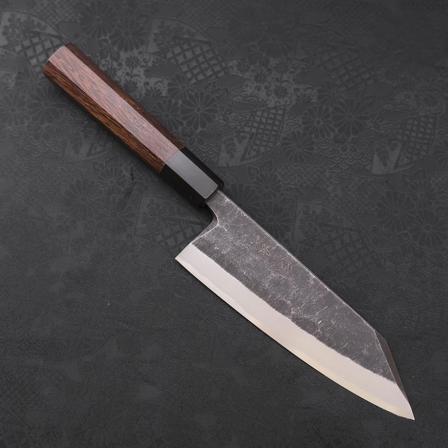Kiritsuke Deba Blue Steel #2 Kurouchi Buffalo Wenge Handle 165mm