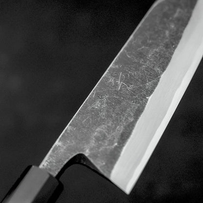 Kiritsuke Deba Blue Steel #2 Kurouchi Buffalo Wenge Handle 180mm