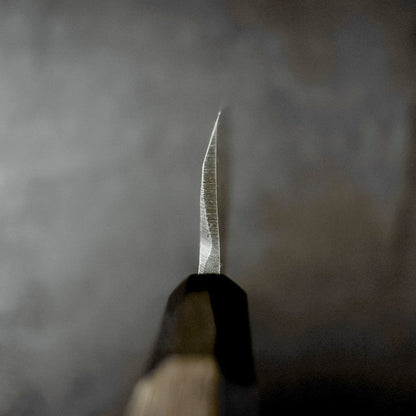 Kiritsuke Deba Blue Steel #2 Kurouchi Buffalo Wenge Handle 180mm