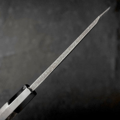 Kiritsuke Deba Blue Steel #2 Kurouchi Buffalo Wenge Handle 180mm