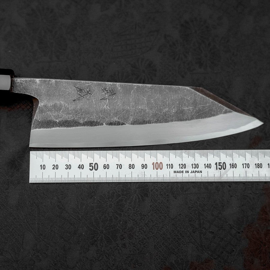 Kiritsuke Deba Blue Steel #2 Kurouchi Buffalo Wenge Handle 180mm