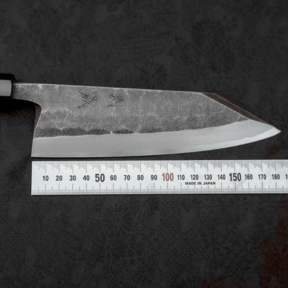 Kiritsuke Deba Blue Steel #2 Kurouchi Buffalo Wenge Handle 180mm