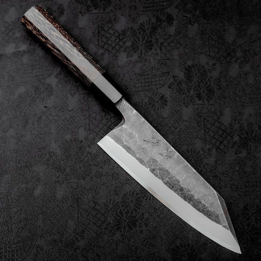 Kiritsuke Deba Blue Steel #2 Kurouchi Buffalo Wenge Handle 180mm