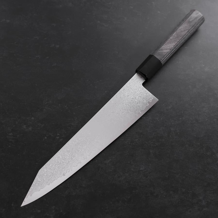 Kiritsuke Gyuto VG-10 Damascus Grey Cherry Handle 240mm