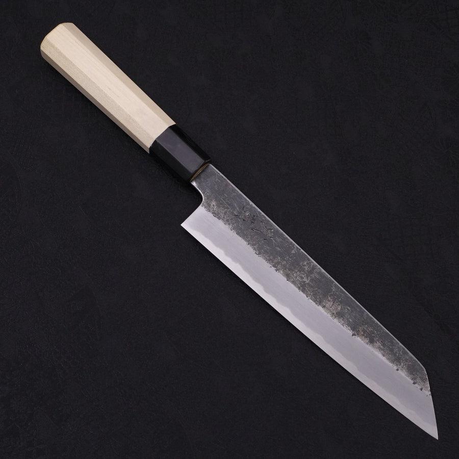 Kiritsuke Gyuto White Steel #2 Kurouchi Buffalo Magnolia Handle 200mm