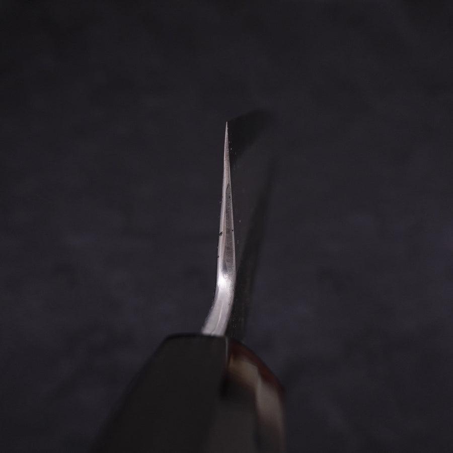 Kiritsuke Gyuto White Steel #2 Kurouchi Buffalo Magnolia Handle 230mm