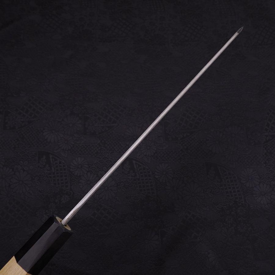 Kiritsuke Gyuto White Steel #2 Kurouchi Buffalo Magnolia Handle 230mm