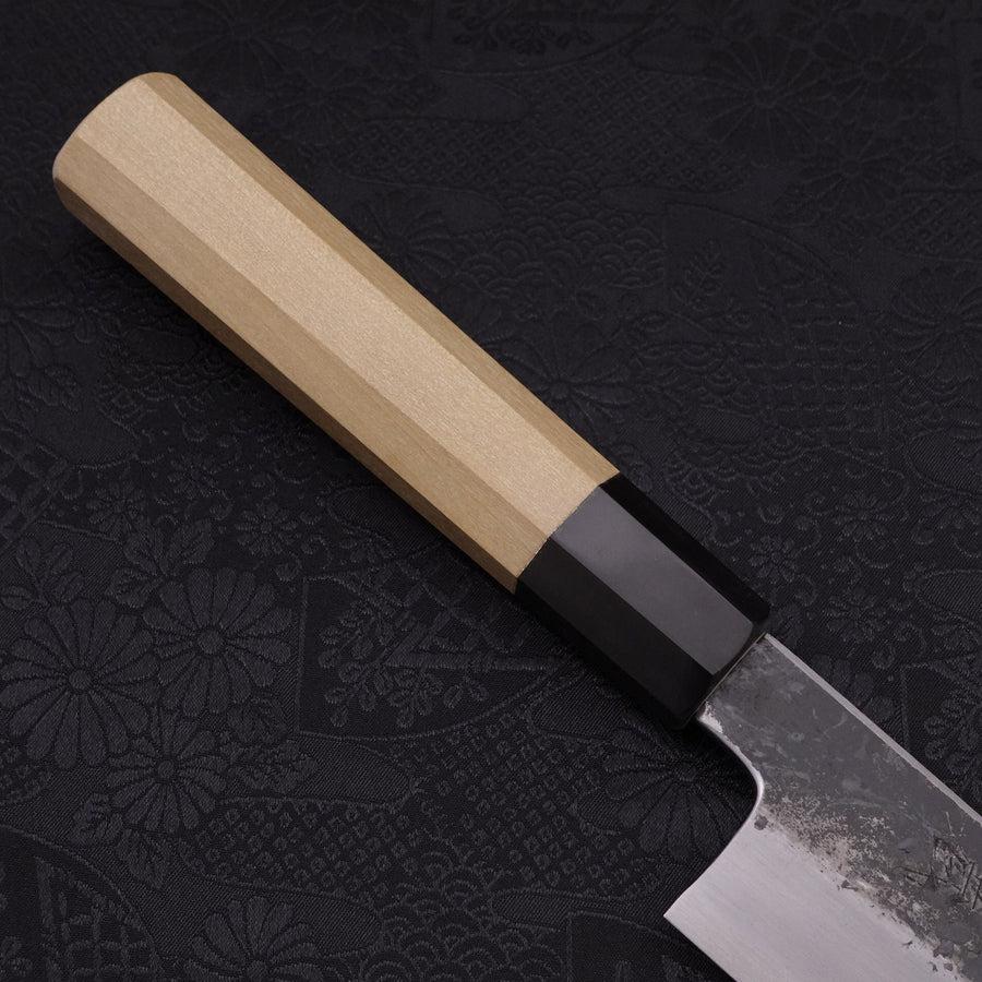 Kiritsuke Gyuto White Steel #2 Kurouchi Buffalo Magnolia Handle 230mm