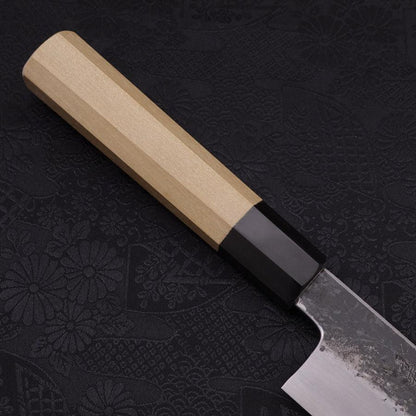 Kiritsuke Gyuto White Steel #2 Kurouchi Buffalo Magnolia Handle 230mm