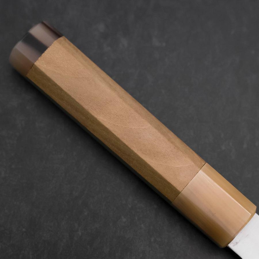 Kiritsuke HAP-40 Polished Double Buffalo Capped Magnolia Handle 200mm