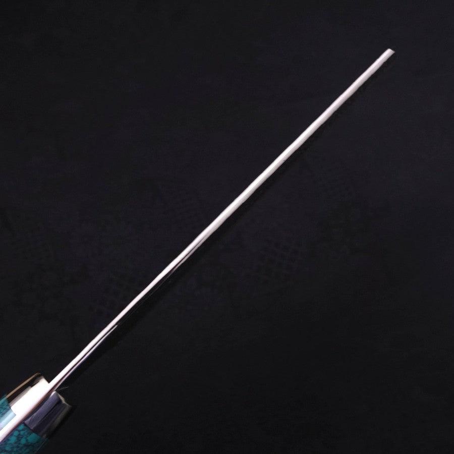 Kiritsuke Nakiri SG-2 Tsuchime Turquoise Green Handle 170mm