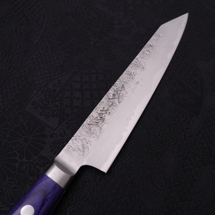 Kiritsuke Petty Blue Steel #2 Nashiji Stainless Clad Western Handle 140mm